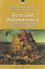 Geist und Willensfreiheit