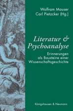 Literatur und Psychoanalyse