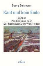 Kant und kein Ende