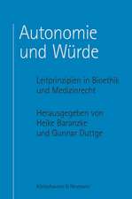 Autonomie und Würde