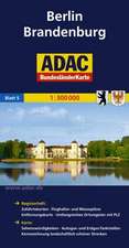 ADAC BundesländerKarte Deutschland Blatt 5 Berlin, Brandenburg 1:300 000