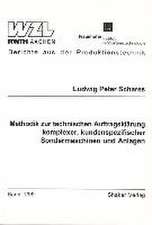 Methodik zur technischen Auftragsklärung komplexer, kundenspezifischer Sondermaschinen und Anlagen