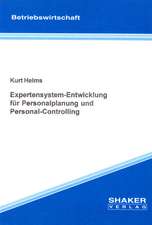 Expertensystem-Entwicklung für Personalplanung und Personal-Controlling