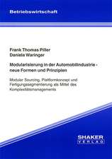 Modularisierung in der Automobilindustrie - neue Formen und Prinzipien