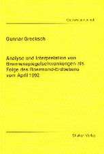 Analyse und Interpretation von Brunnenspiegelschwankungen als Folge des Roermond-Erdbebens vom April 1992