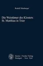 Die Weistümer des Klosters St. Matthias in Trier