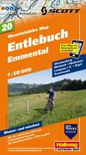 Mountainbike-Map 20 Entlebuch Emmental 1 : 50 000