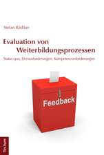 Evaluation von Weiterbildungsprozessen