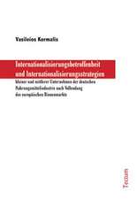 Internationalisierungsbetroffenheit Und Internationalisierungsstrategien Kleiner Und Mittlerer Unternehmen Der Deutschen Nahrungsmittelindustrie Nach: Alle Anders - Alle Gleich