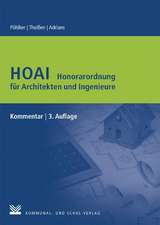 HOAI - Honorarordnung für Architekten und Ingenieure