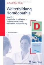 Weiterbildung Homöopathie, Band D