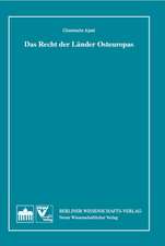 Das Recht der Länder Osteuropas