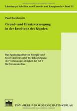 Grund- und Ersatzversorgung in der Insolvenz des Kunden