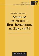 Studium im Alter - Eine Investition in Zukunft?!