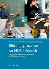 Bildungsprozesse im MINT-Bereich