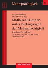 Mathematiklernen unter Bedingungen der Mehrsprachigkeit