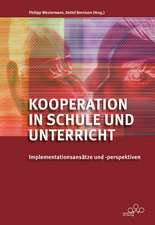 Kooperation in Schule und Unterricht