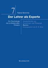 Der Lehrer als Experte