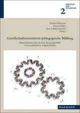 Gesellschaftsorientierte pädagogische Bildung