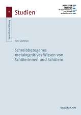 Schreibbezogenes metakognitives Wissen von Schülerinnen und Schülern