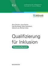 Qualifizierung für Inklusion