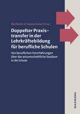 Doppelter Praxistransfer in der Lehrkräftebildung für berufliche Schulen