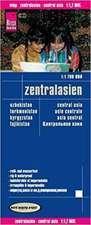 Reise Know-How Landkarte Zentralasien / Central Asia (1:1.700.000) : Usbekistan, Kirgisistan, Turkmenistan und Tadschikistan