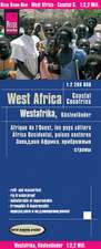 Reise Know-How Landkarte Westafrika, Küstenländer (1:2.200.000) : von Senegal bis Nigeria