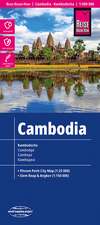 Reise Know-How Landkarte Kambodscha / Cambodia (1:500.000)