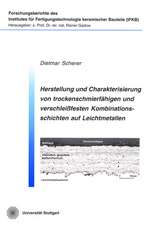 Herstellung und Charakterisierung von trockenschmierfähigen und versch leißfesten Kombinationsschichten auf Leichtmetallen