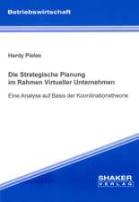 Die Strategische Planung im Rahmen Virtueller Unternehmen