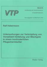 Habermann, R: Untersuchungen zur Verknüpfung von Verweilzeit