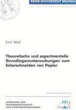 Theoretische und experimentelle Grundlagenuntersuchungen zum Scherschneiden von Papier