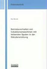 Betriebsverhalten von Induktionsmaschinen mit fehlenden Spulen in der Ständerwicklung