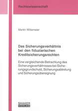 Das Sicherungsverhältnis bei den fiduziarischen Kreditsicherungsrechten