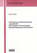 Verhängung und Bemessung der Jugendstrafe - eine Analyse unter besonderer Berücksichtigung der Strafzwecke