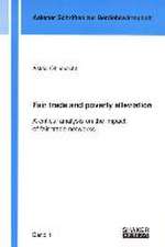 Fair trade and poverty alleviation