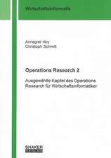 Operations Research 2