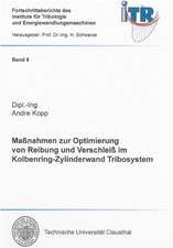 Maßnahmen zur Optimierung von Reibung und Verschleiß im Kolbenring-Zylinderwand Tribosystem