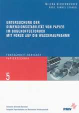 Untersuchung der Dimensionsstabilität von Papier im Bogenoffsetdruck mit Fokus auf die Wasseraufnahme