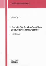 Über die Emphatiker-Gnostiker-Spaltung im Literaturbetrieb