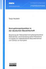 Korruptionsprävention in der deutschen Bauwirtschaft