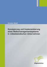 Konzipierung Und Implementierung Eines Risikomanagementsystems in Mittelstandischen Unternehmen: The Sea