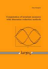 Computation of Invariant Measures with Dimension Reduction Methods