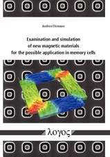 Examination and Simulation of New Magnetic Materials for the Possible Application in Memory Cells