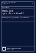 Recht und sprachlicher Wandel