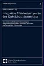 Integration Mittelosteuropas in den Elektrizitätsbinnenmarkt