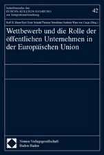 Wettbewerb und die Rolle der öffentlichen Unternehmen in der Europäischen Union