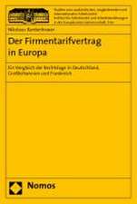 Der Firmentarifvertrag in Europa