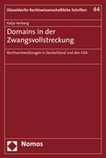 Domains in Der Zwangsvollstreckung: Rechtsentwicklungen in Deutschland Und Den USA